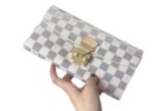 Louis Vuitton Women Bag Grey White