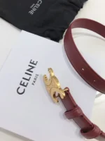 Celine Women Belt Maroon – Bild 5