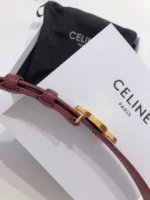 Celine Women Belt Maroon – Bild 4