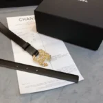 Chanel Women Belt Black – Bild 5