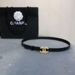 Chanel Women Belt Black – Bild 4