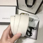 Gucci Women Belt White Diamond – Bild 3