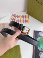 Gucci Women Belt Black – Bild 9