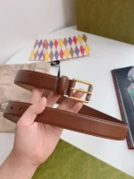 Gucci Women Belt Brown – Bild 10