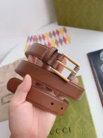Gucci Women Belt Brown – Bild 9