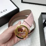 Gucci Women Belt Pink Gold – Bild 7