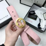Gucci Women Belt Pink Gold – Bild 6