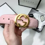 Gucci Women Belt Pink Gold – Bild 2