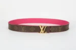 Louis Vuitton Women Belt Brown and Pink – Bild 2