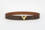 Louis Vuitton Women Belt V Buckle – Bild 9