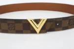 Louis Vuitton Women Belt V Buckle – Bild 7
