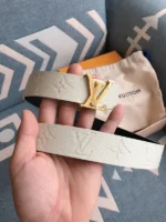 Louis Vuitton Women Belt White – Bild 8