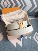 Louis Vuitton Women Belt White