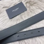 Saint Laurent Women Belt Golden Buckle – Bild 4