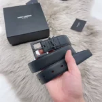 Saint Laurent Women Belt Full Black – Bild 3