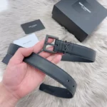 Saint Laurent Women Belt Full Black – Bild 2