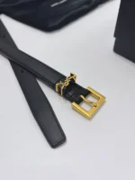 Saint Laurent Women Thin Belt – Bild 7