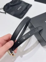 Saint Laurent Women Thin Belt – Bild 6