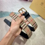 Burberry Men Belt Classic Buckle – Bild 6