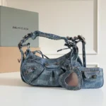 Balenciaga Women Bag Blue – Bild 4