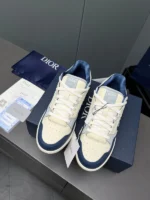 Dior Couple Shoes Classic Dark Blue & Fawn – Bild 2