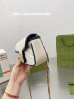 Gucci Women Bag White Black – Bild 6