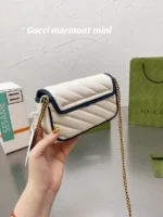 Gucci Women Bag White Black – Bild 3