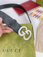 Gucci Men Belt Black – Bild 3
