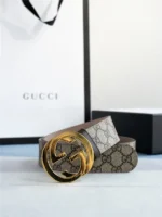 Gucci Men Belt White – Bild 4