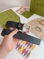 Gucci Men Belt Black – Bild 8