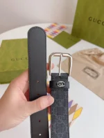 Gucci Men Belt Black – Bild 2