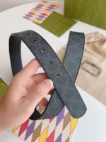 Gucci Men Belt Black – Bild 3