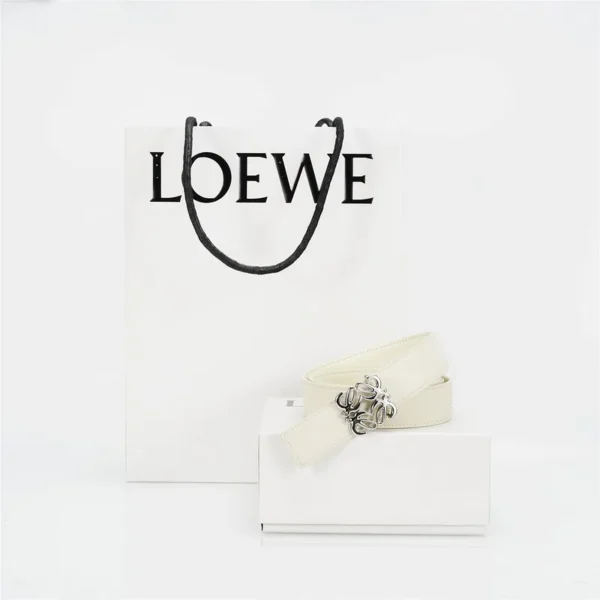 Loewe Women Belt Silver Buckle - Image 3