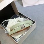 Loewe Women Belt Thin Green – Bild 6