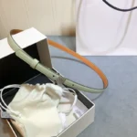 Loewe Women Belt Thin Green – Bild 4