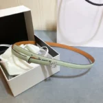 Loewe Women Belt Thin Green – Bild 3