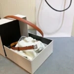 Loewe Women Belt Thin Brown – Bild 4