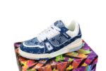 Louis Vuitton Couple Shoes 25 Blue & White