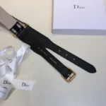 Dior Women Belt Black and Fawn – Bild 5