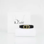 Dior Women Black Belt – Bild 4
