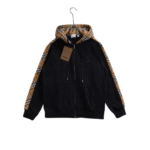 Burberry Black Check Hoodie