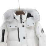 Moose Knuckles White Jacket
