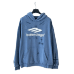 Balenciaga Blue Hoodie