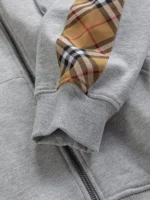 Burberry Gray Check Hoodie – Bild 2