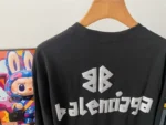 Balenciaga Black T-Shirt – Bild 7
