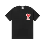 Ami Black Red T-Shirt
