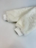 Louis Vuitton White Fur Hoodie – Bild 3