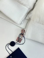 Louis Vuitton White Fur Hoodie – Bild 13