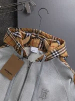 Burberry Gray Check Hoodie – Bild 4