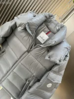 Moncler Full Sleeve Silver Jacket – Bild 4